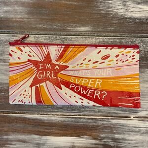 I’m a Girl What’s Your Super Power? Bag 9”x4.5”